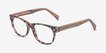 Amber Ivory & Tortoise AcetateEyeglass Frames from EyeBuyDirect, Angle View