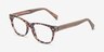Amber Ivory & Tortoise AcetateEyeglass Frames from EyeBuyDirect, Angle View