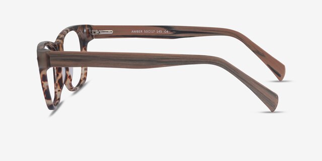 Amber Ivory & Tortoise AcetateEyeglass Frames from EyeBuyDirect, Side View