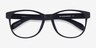 Warren Matte Navy PlasticEyeglass Frames from EyeBuyDirect, Closed View