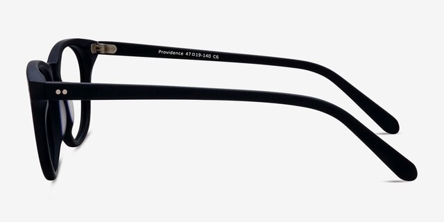 Providence Matte Navy AcetateEyeglass Frames from EyeBuyDirect, Side View