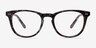 Flume Gray & Floral AcetateEyeglass Frames from EyeBuyDirect, Front View