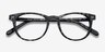 Flume Gray & Floral AcetateEyeglass Frames from EyeBuyDirect, Closed View