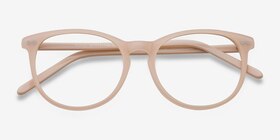 Fiction Rose Acétate Montures de lunettes de vue d'EyeBuyDirect, Vue Rapprochée