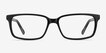 Denny Black & Gray AcetateEyeglass Frames from EyeBuyDirect, Front View