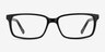 Denny Black & Gray AcetateEyeglass Frames from EyeBuyDirect, Front View