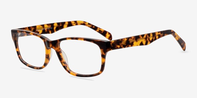 Casey Tortoise AcetateEyeglass Frames from EyeBuyDirect, Angle View