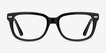Little John Black AcetateEyeglass Frames from EyeBuyDirect, Front View