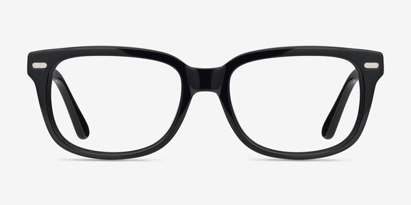 Little John Black Acetate Eyeglass Frames