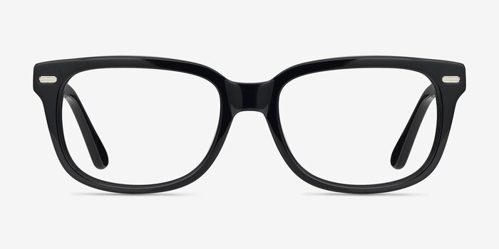 Little John Noir Acétate Montures de lunettes de vue d'EyeBuyDirect