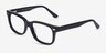 Little John Black AcetateEyeglass Frames from EyeBuyDirect, Angle View