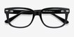 Little John Black AcetateEyeglass Frames from EyeBuyDirect, Closed View