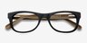 Little Panama Black AcetateEyeglass Frames from EyeBuyDirect, Closed View