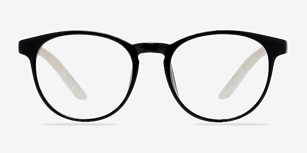 Little Chilling Clear/Black Plastic Eyeglass Frames