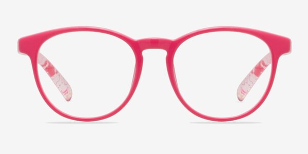 Little Chilling Pink Plastic Eyeglass Frames