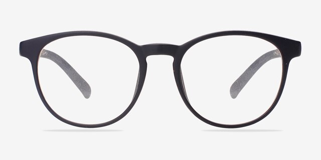Little Chilling Matte Navy PlasticEyeglass Frames from EyeBuyDirect, Front View