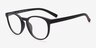 Little Chilling Matte Navy PlasticEyeglass Frames from EyeBuyDirect, Angle View