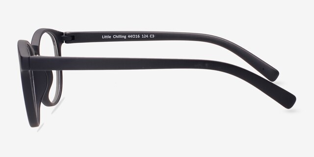 Little Chilling Matte Navy PlasticEyeglass Frames from EyeBuyDirect, Side View