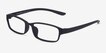Little Preston Black PlasticEyeglass Frames from EyeBuyDirect, Angle View