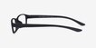 Little Preston Black PlasticEyeglass Frames from EyeBuyDirect, Side View
