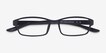 Little Preston Black PlasticEyeglass Frames from EyeBuyDirect, Closed View