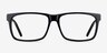 Sydney Black AcetateEyeglass Frames from EyeBuyDirect, Front View