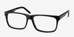 Sydney Black AcetateEyeglass Frames from EyeBuyDirect, Angle View