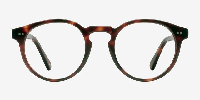 Theory Warm Tortoise AcétateMontures de lunettes de vue d'EyeBuyDirect, Vue de Face