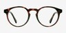 Theory Warm Tortoise AcétateMontures de lunettes de vue d'EyeBuyDirect, Vue de Face