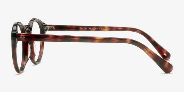 Theory Warm Tortoise AcétateMontures de lunettes de vue d'EyeBuyDirect, Vue de Côté
