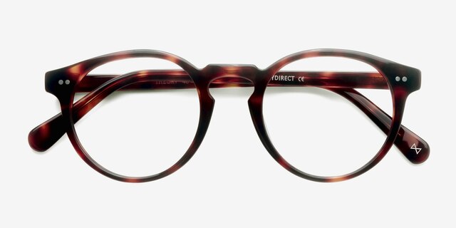 Theory Warm Tortoise AcétateMontures de lunettes de vue d'EyeBuyDirect, Vue Rapprochée