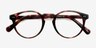 Theory Warm Tortoise AcétateMontures de lunettes de vue d'EyeBuyDirect, Vue Rapprochée