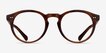 Theory Cognac AcetateEyeglass Frames from EyeBuyDirect, Front View