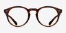 Theory Cognac AcetateEyeglass Frames from EyeBuyDirect, Front View