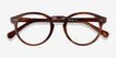 Theory Cognac AcetateEyeglass Frames from EyeBuyDirect, Closed View
