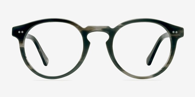 Theory Striped Granite AcetateEyeglass Frames from EyeBuyDirect, Front View