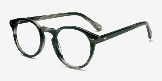 Theory Striped Granite AcetateEyeglass Frames from EyeBuyDirect, Angle View