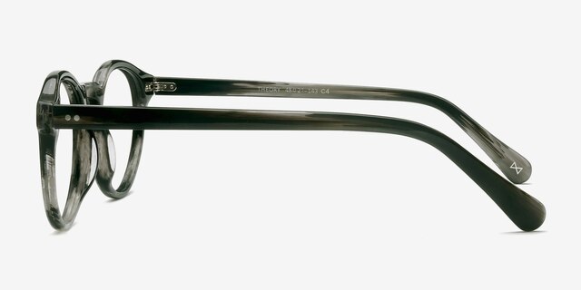 Theory Striped Granite AcetateEyeglass Frames from EyeBuyDirect, Side View
