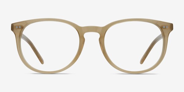 Aura Matte Champagne Acétate Montures de lunettes de vue