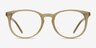 Aura Matte Champagne AcetateEyeglass Frames from EyeBuyDirect, Front View