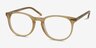 Aura Matte Champagne AcetateEyeglass Frames from EyeBuyDirect, Angle View