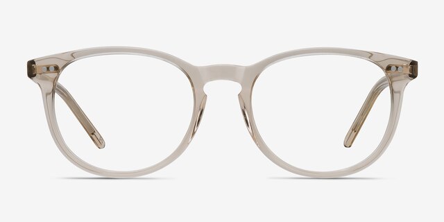 Aura Champagne AcetateEyeglass Frames from EyeBuyDirect, Front View