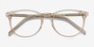 Aura Champagne AcetateEyeglass Frames from EyeBuyDirect, Closed View