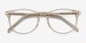 Aura Champagne AcetateEyeglass Frames from EyeBuyDirect, Closed View