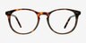 Aura Warm Tortoise AcétateMontures de lunettes de vue d'EyeBuyDirect, Vue de Face