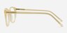 Aura Frosted Vanilla AcetateEyeglass Frames from EyeBuyDirect, Side View