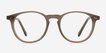 Prism Taupe AcetateEyeglass Frames from EyeBuyDirect, Front View