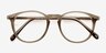 Prism Taupe AcetateEyeglass Frames from EyeBuyDirect, Closed View