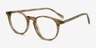 Prism Chestnut AcetateEyeglass Frames from EyeBuyDirect, Angle View