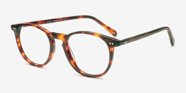 Prism Warm Tortoise AcetateEyeglass Frames from EyeBuyDirect, Angle View